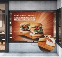 Perforated Window / One Way Vision Signs